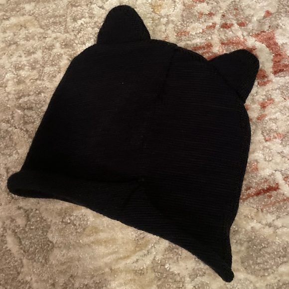 5 for $20 - Carter’s 0-3 month black cat infant sock hat / beanie. EUC - Picture 3 of 4